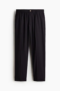 Pantalon court coupe classique en coton
