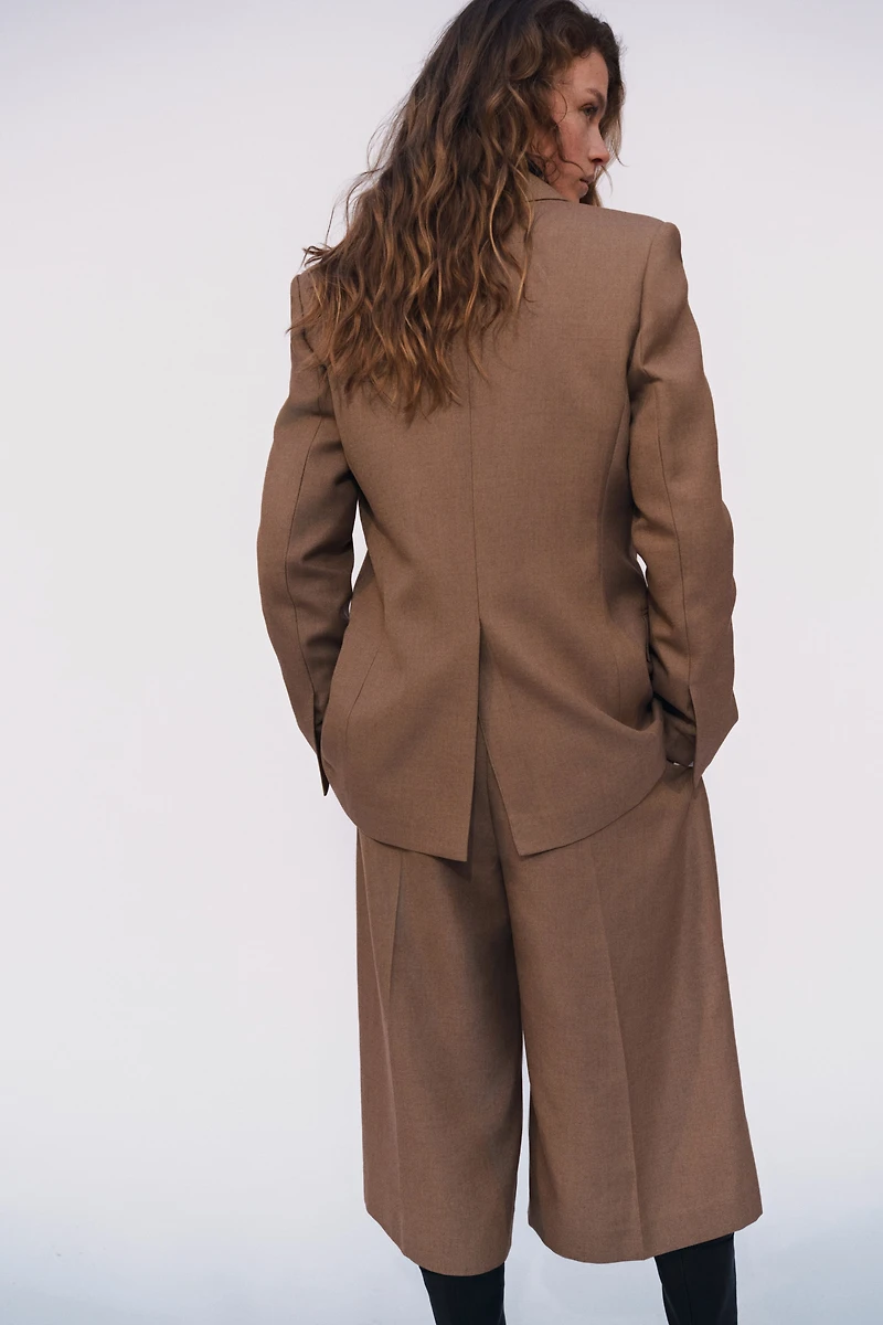 Long Twill Blazer