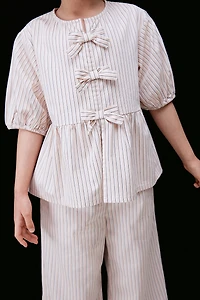 Pantalon en popeline de coton