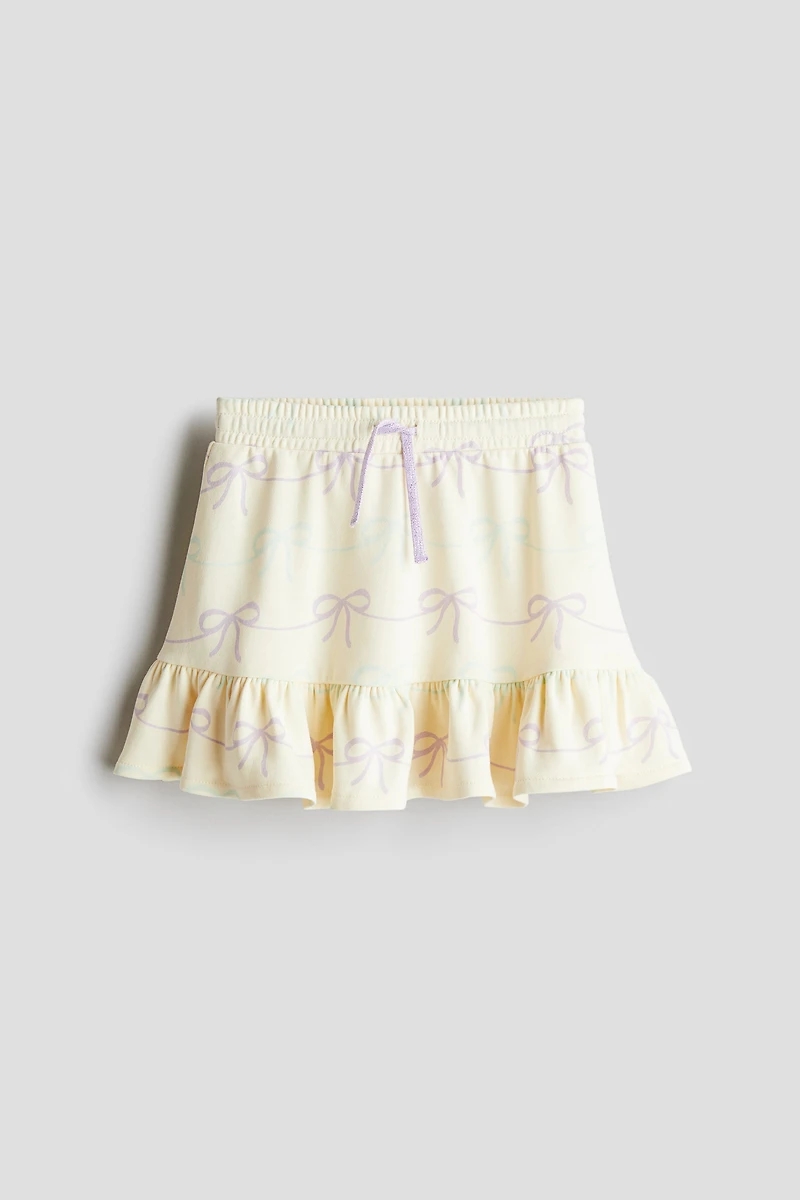 Flounce-Trimmed Skirt