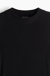 Slim Fit Rib-Knit Sweater