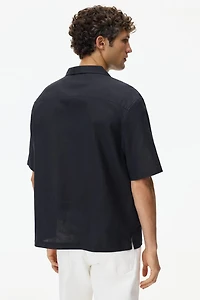 Relaxed-Fit Linen-Blend Resort Shirt