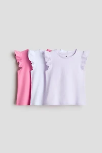 3-Pack Flutter-Sleeved Tops