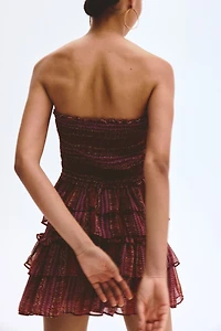 Tiered Chiffon Mini Skort