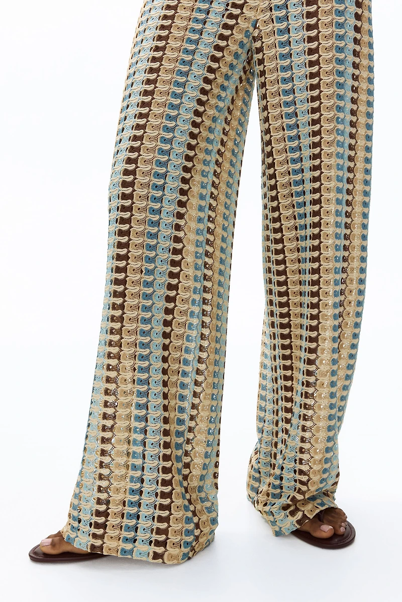 Flared Pull-On Pants