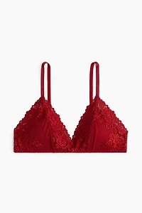 Padded Soft-Cup Lace Bra
