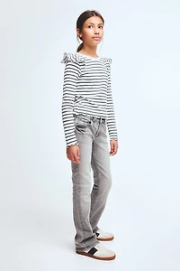 Bootcut Leg Low Jeans