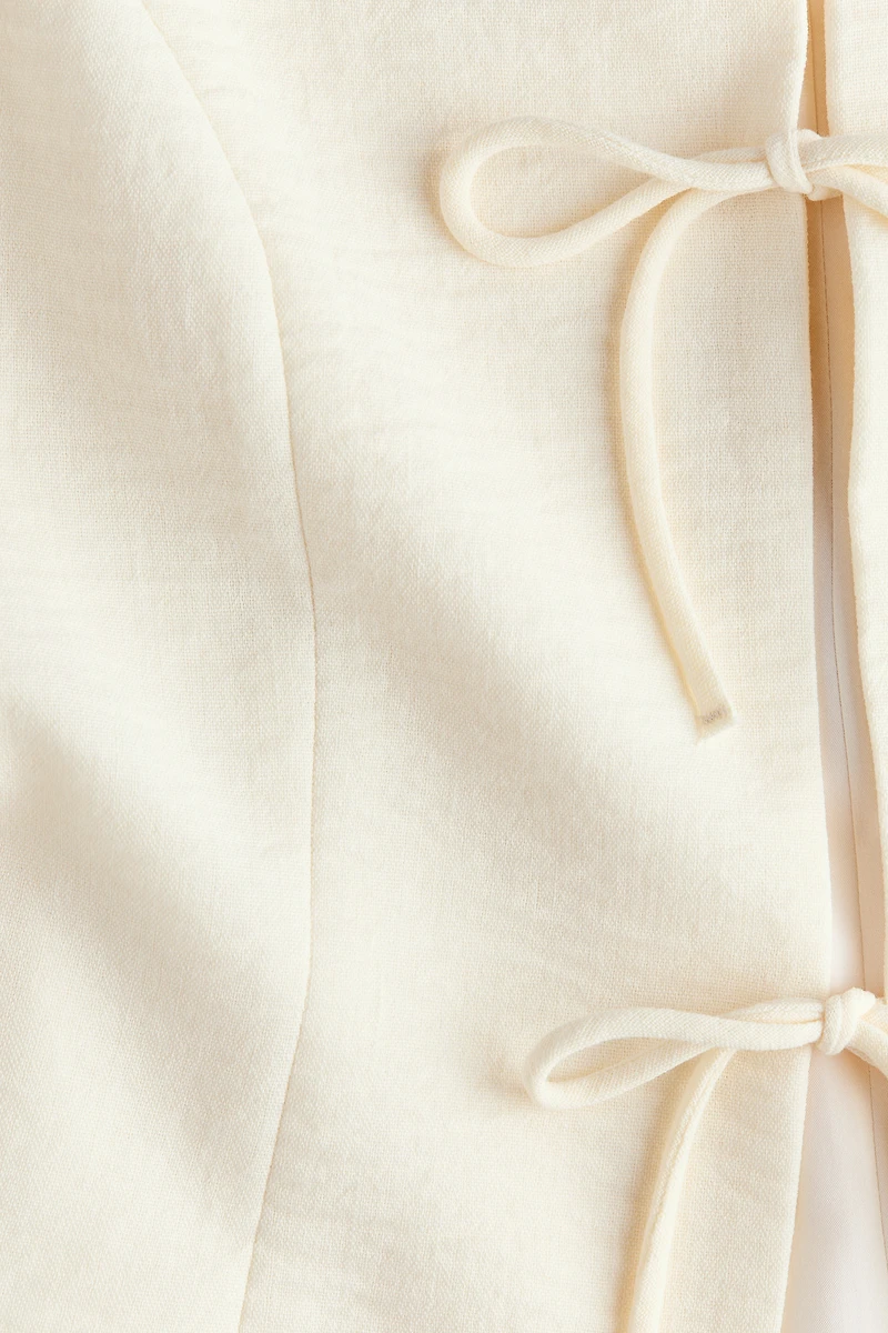 Tie-Detail Vest