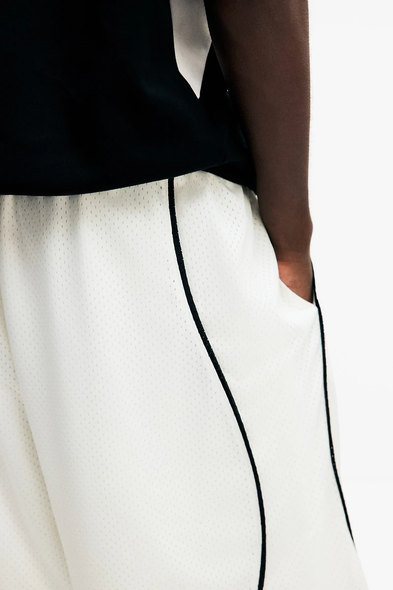 Relaxed-Fit Mesh Shorts