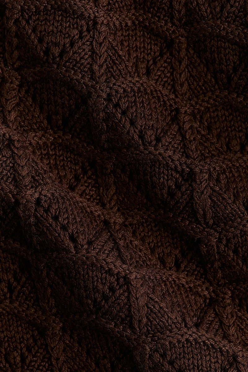 Short en tricot pointelle