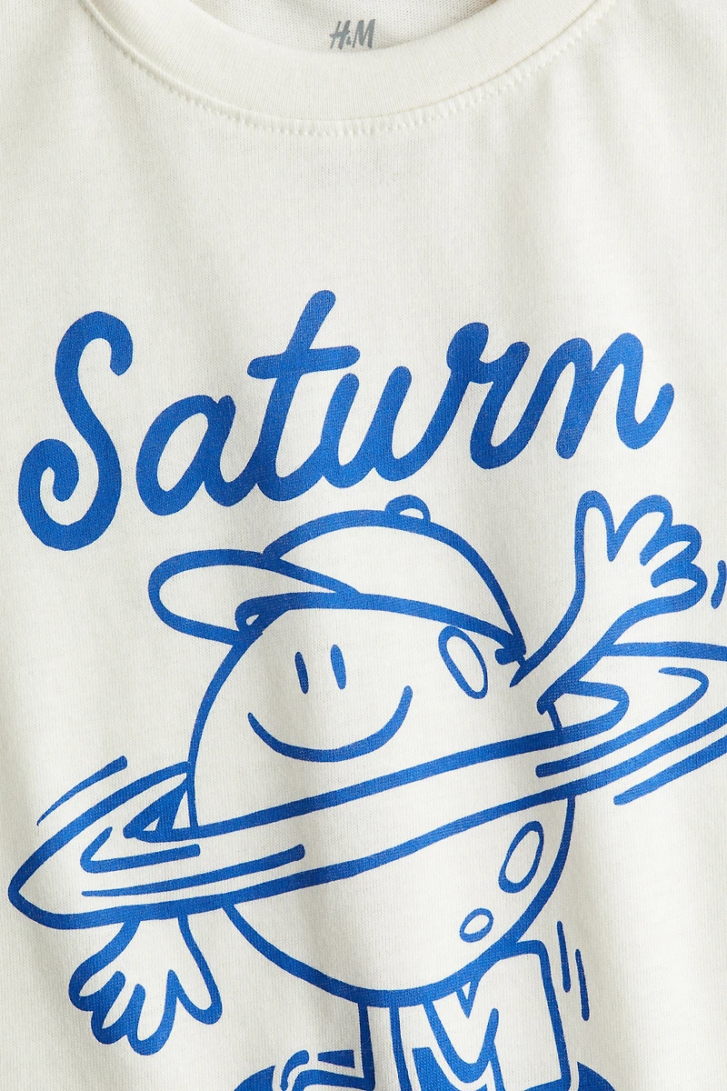 T-shirt en coton avec motif