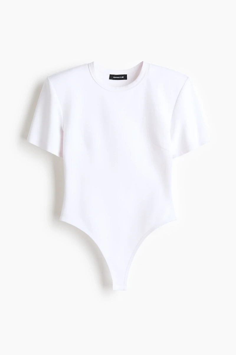 Shoulder-Pad Bodysuit