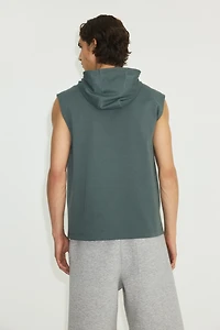 Regular-Fit Sleeveless Sports Hoodie with DryMove™