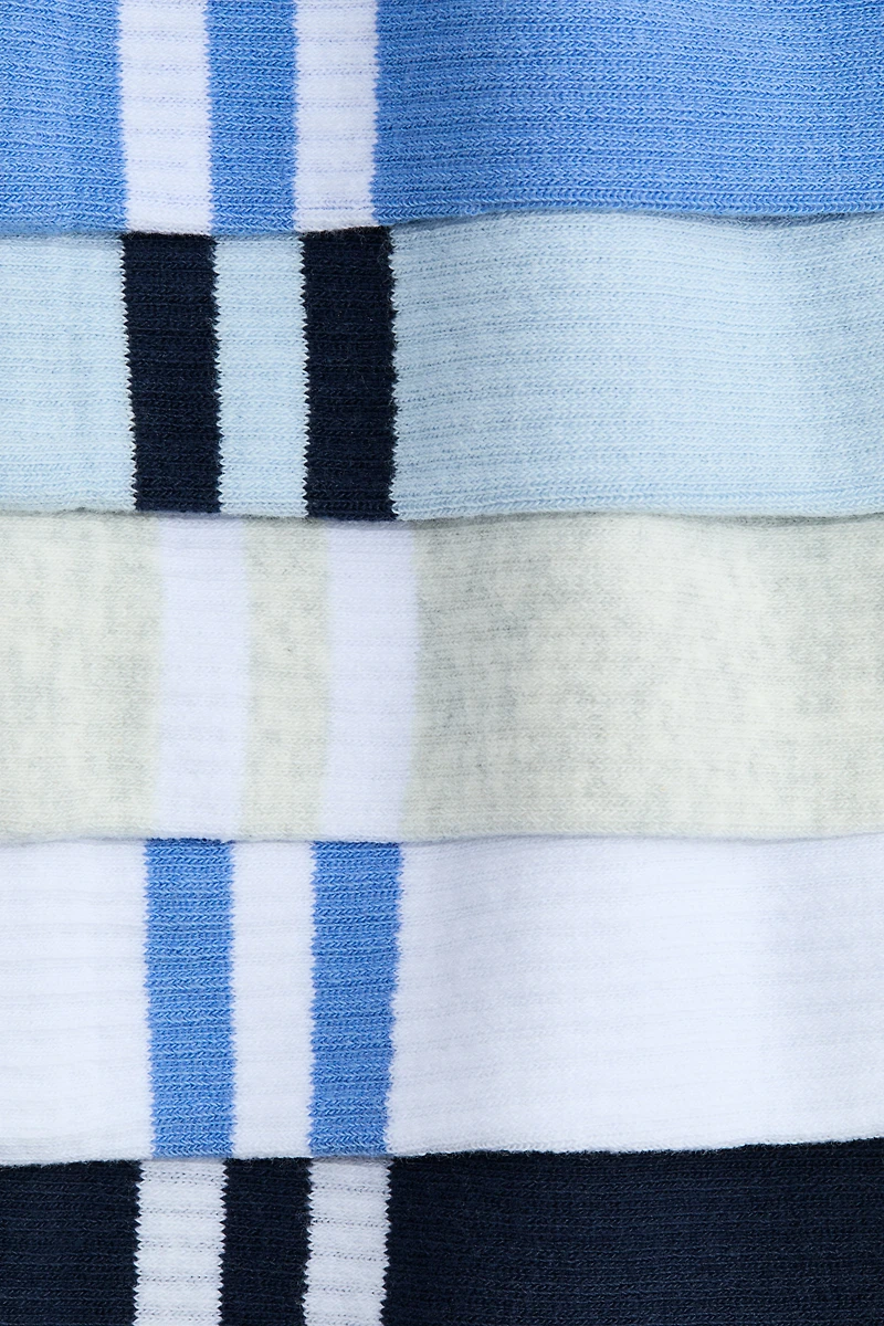 5-pack Ribbed Terry Socks