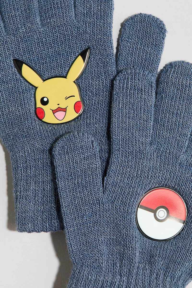 Gants avec appliqués