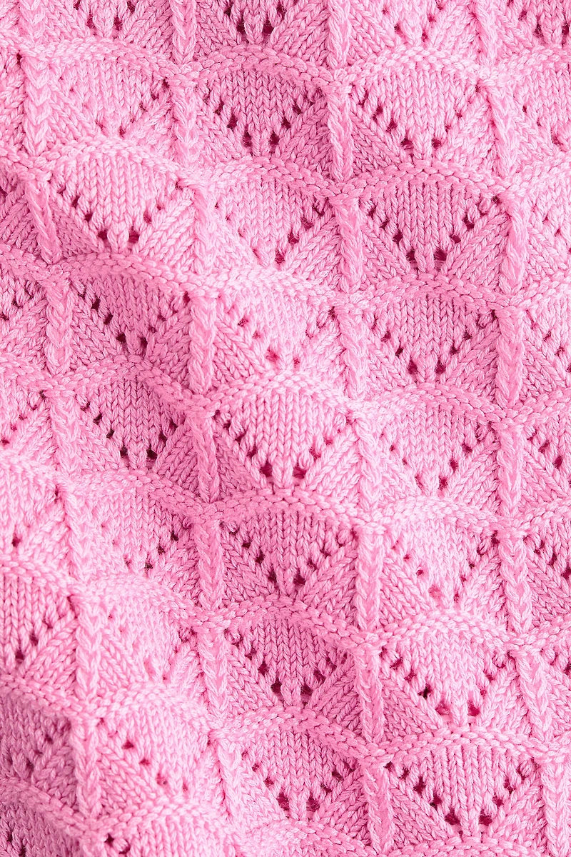 Pointelle-Knit Tank Top