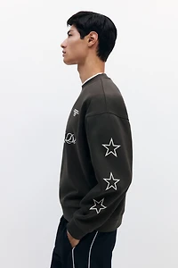 Oversized Printed Sweatshirt