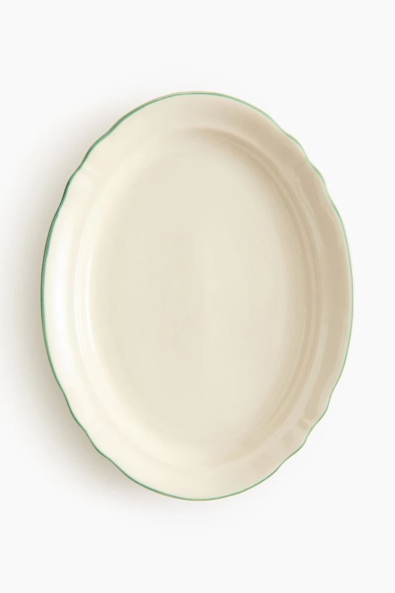 Stoneware Serving Plate