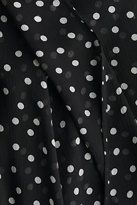 Tiered Cape-Detail Dress