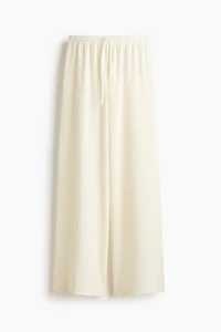 Pantalon texturé avec cordon de serrage
