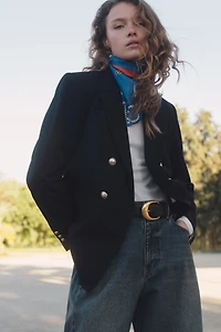 Double-Breasted Blazer