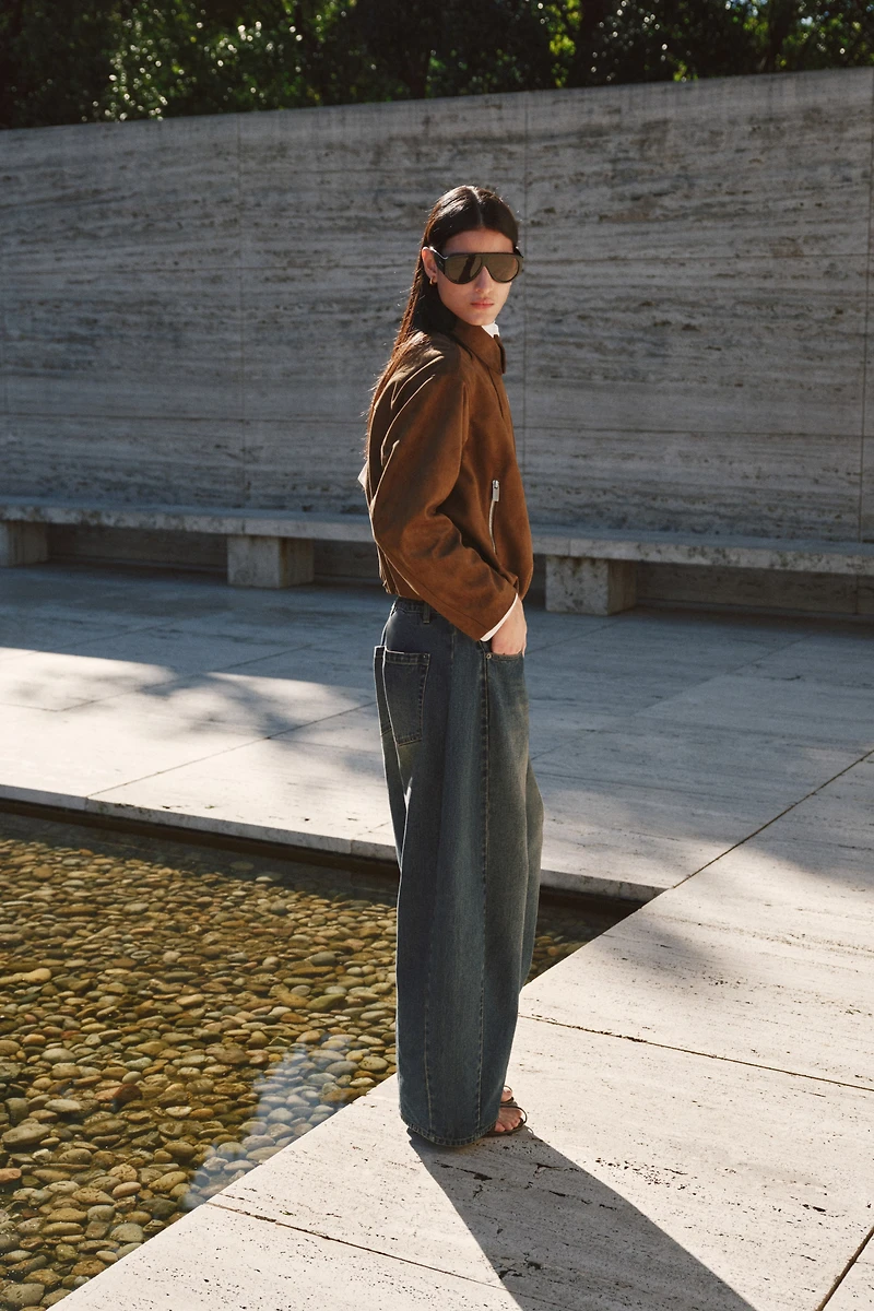 Veste en tissu gratté