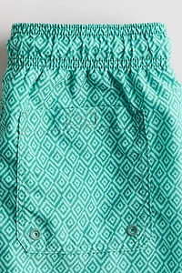 Patterned Swim Shorts