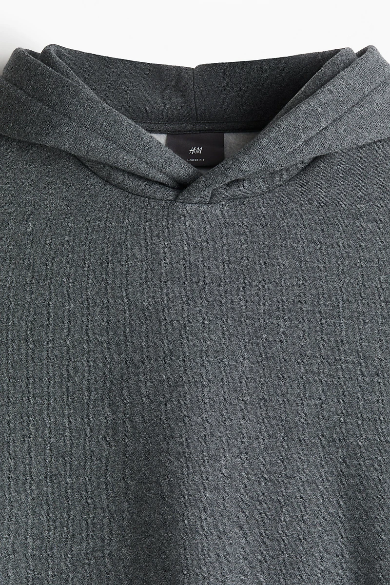 Loose Fit Hoodie with Side Stripes