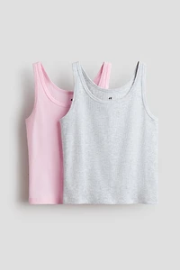 2-Pack Ribbed Tank Tops