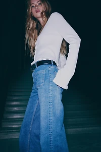 Ruffle-Trimmed Cardigan