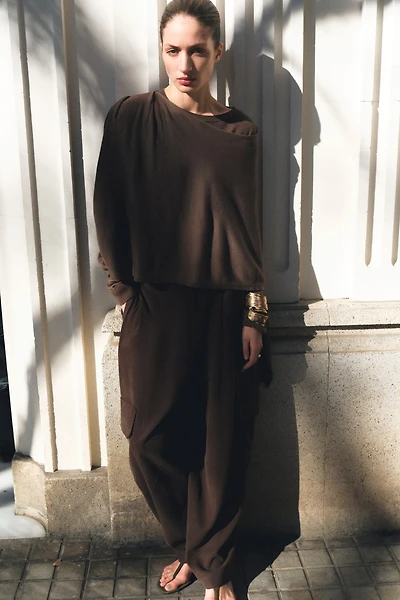 Lyocell-Blend Cargo Pants