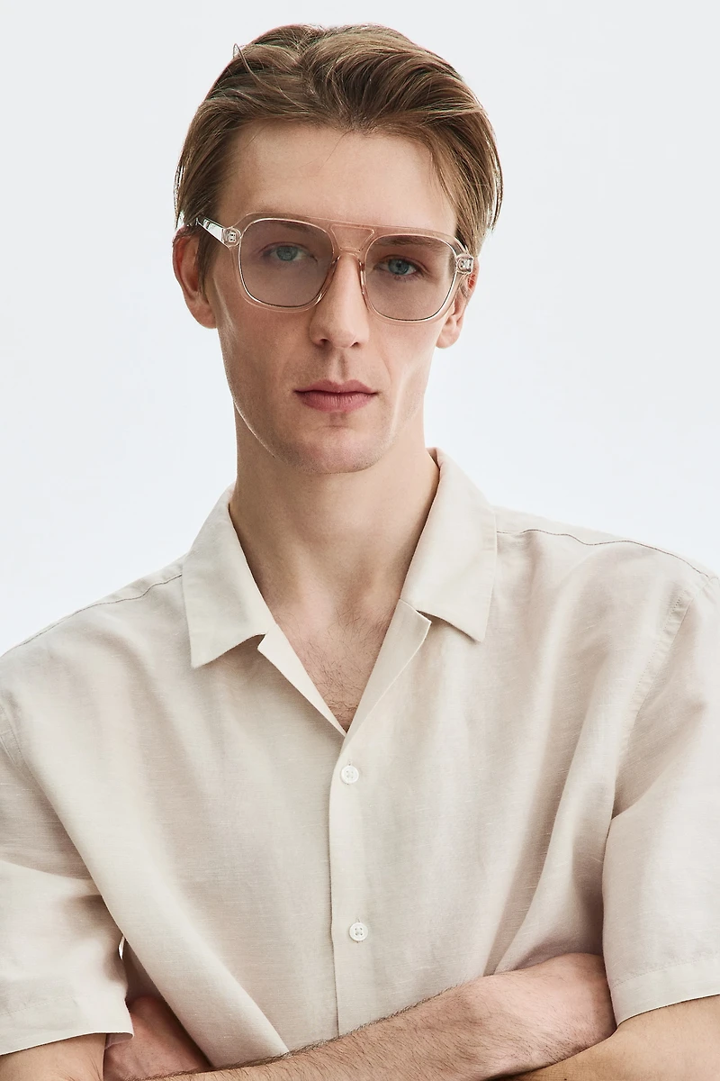 Relaxed-Fit Linen-Blend Resort Shirt