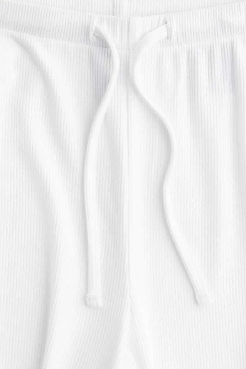 Pantalon large avec cordon de serrage