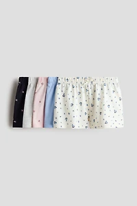 Lot de 5 shorts en coton