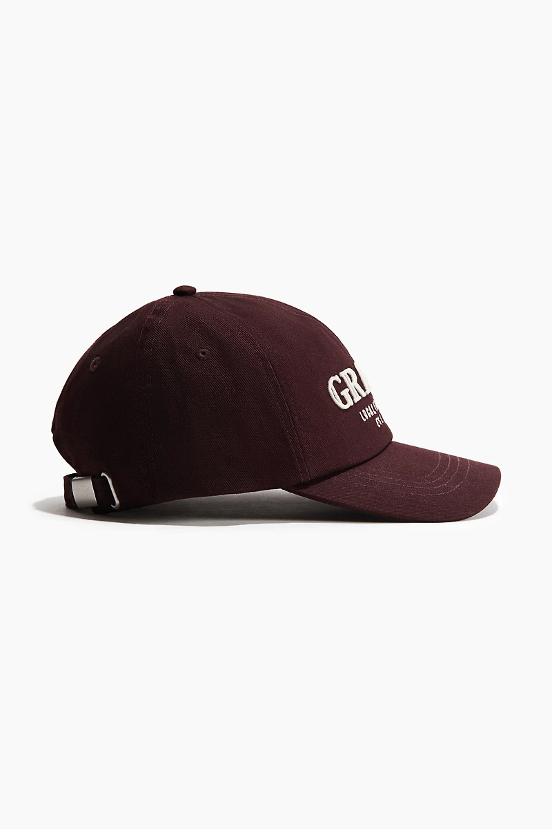 Cotton Twill Cap with Motif