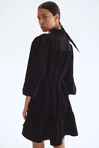 Robe chemisier à volants