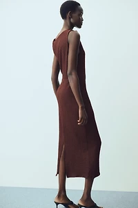 Textured Jersey Dress