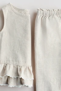 2-Piece Linen-Blend Set