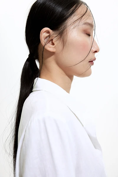 Linen-Blend Shirt