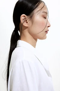 Linen-Blend Shirt