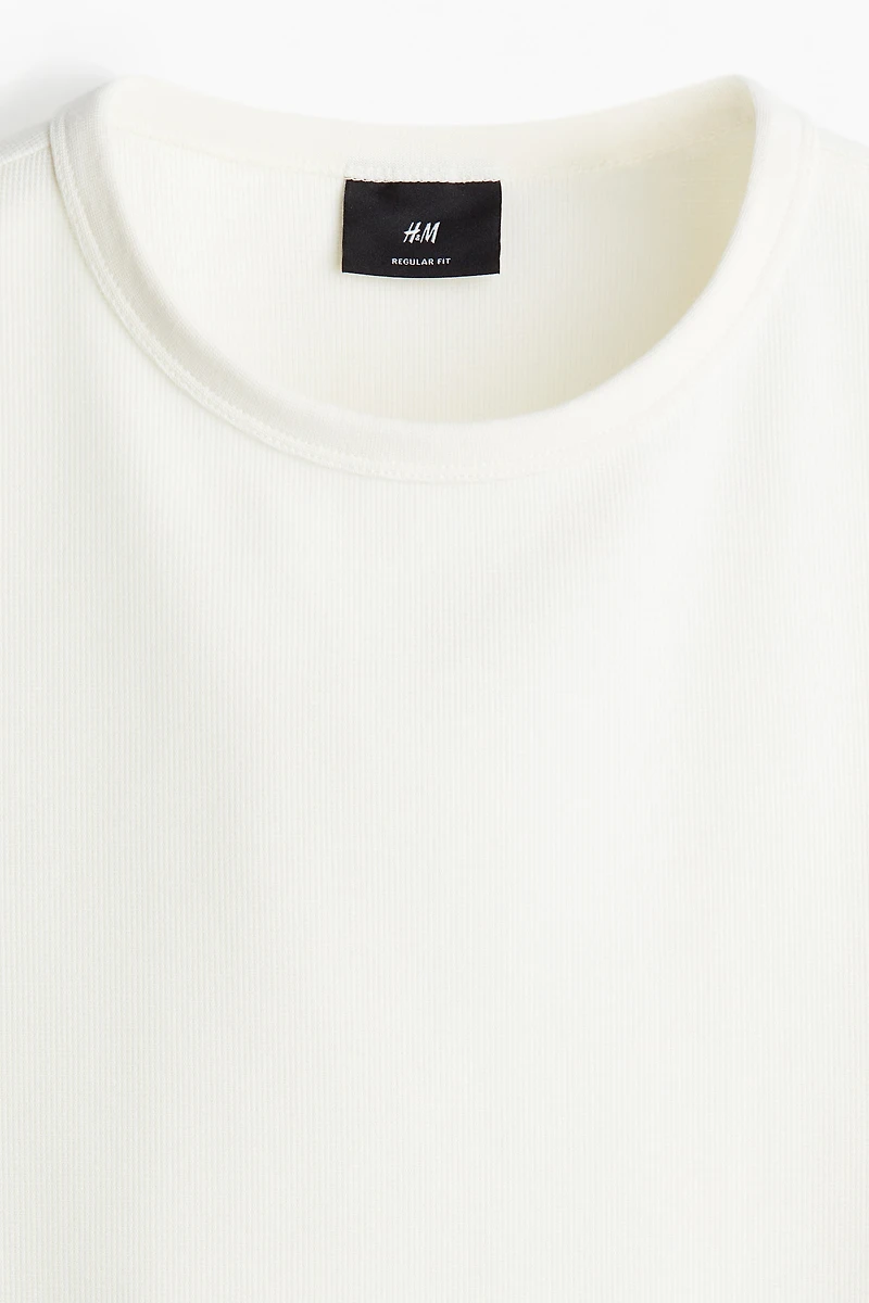 Regular Fit Waffled T-shirt