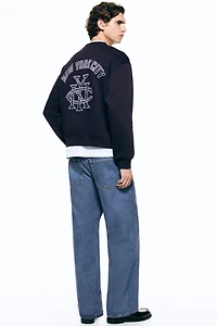 Loose-Fit Printed Sweatshirt