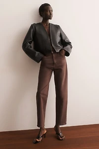 Mom Slim-Fit High-Waist Ankle Jeans