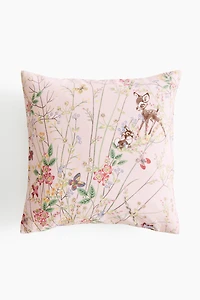 Patterned Cotton Cushion Cover