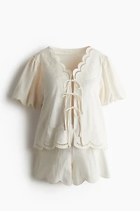 MAMA 2-piece scalloped set