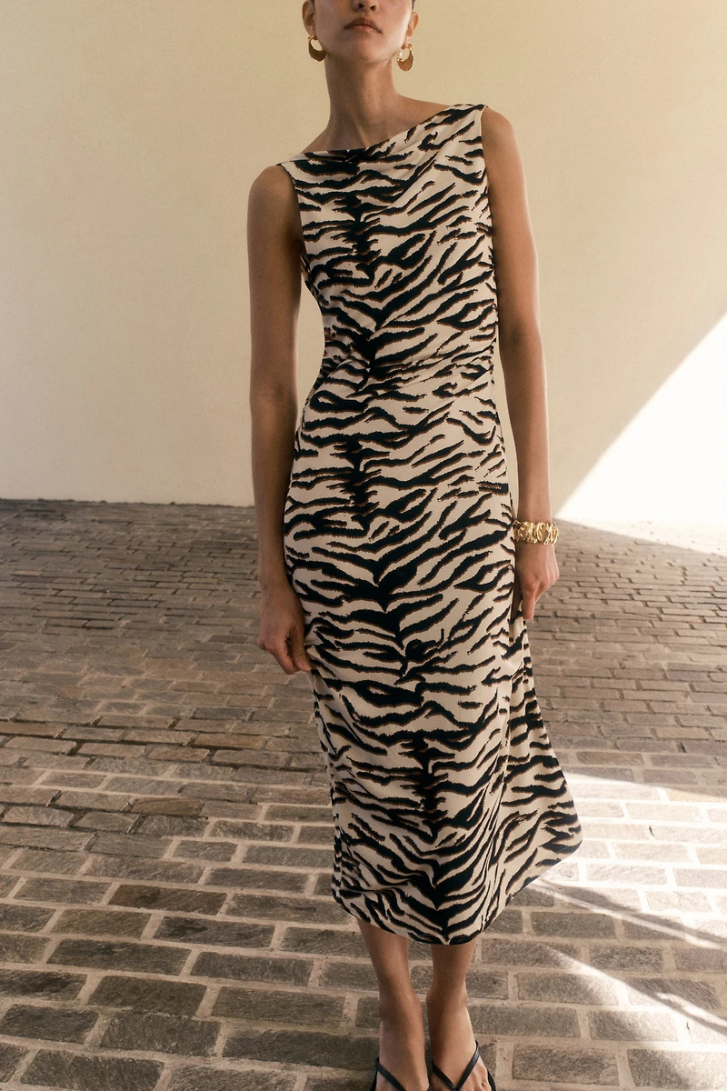 Open-Back Bodycon Dress