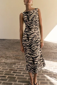 Open-Back Bodycon Dress