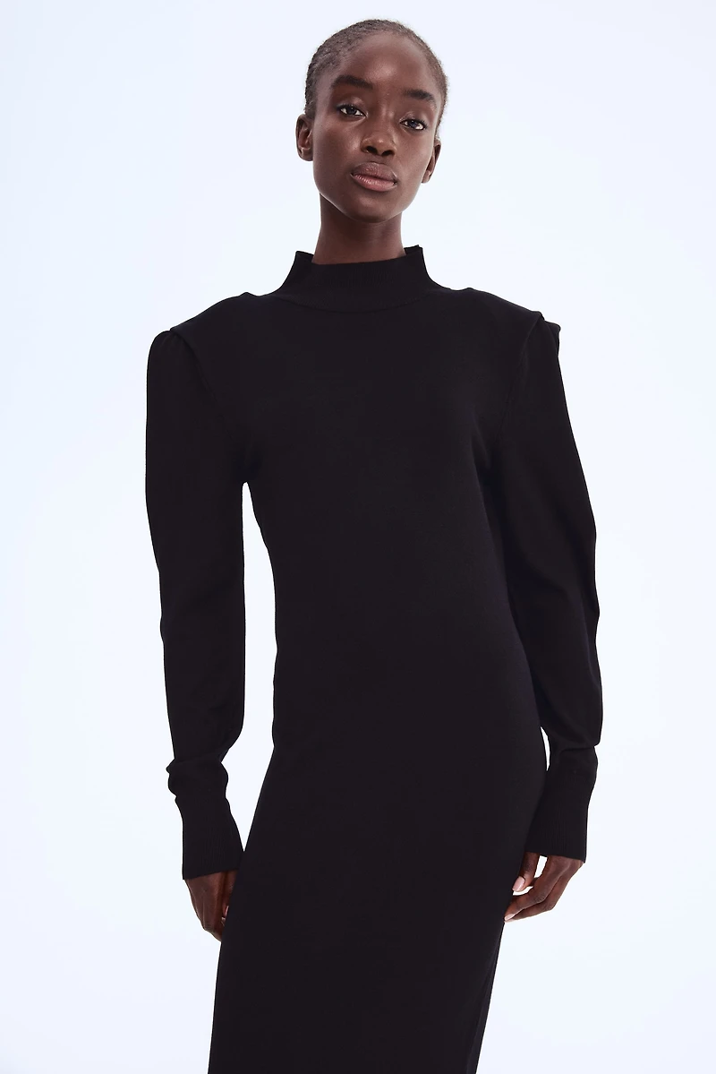 Fine-Knit Maxi Dress