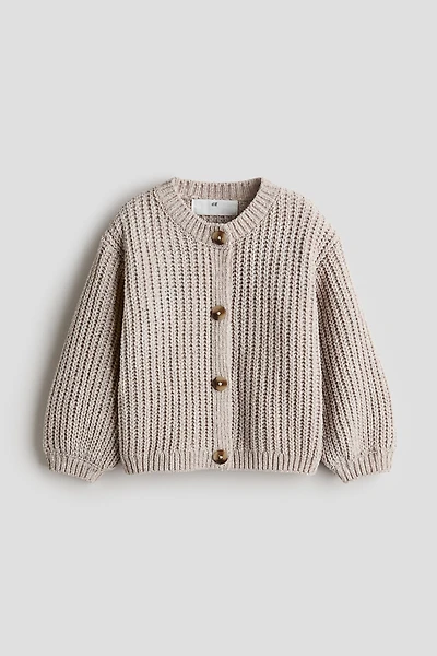 Chenille-Knit Cardigan
