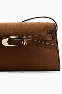 Strap-Detail Shoulder Bag